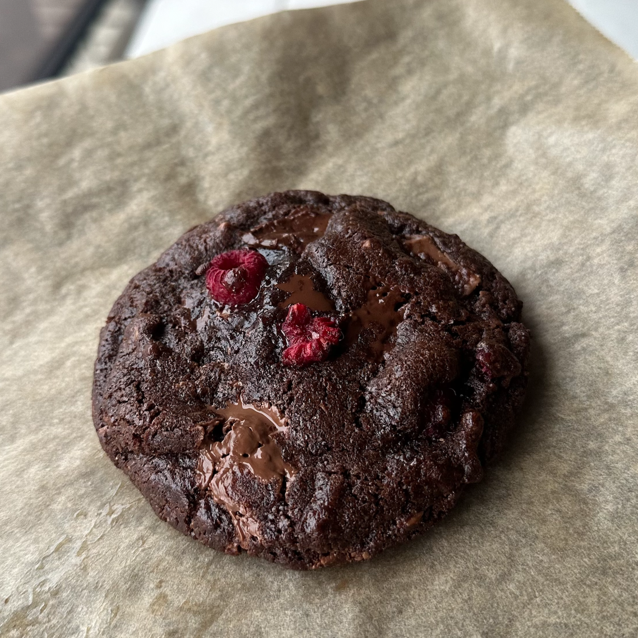 Double choco raspberry